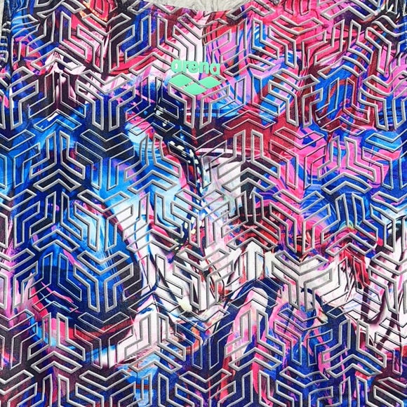 Arena Swimsuit Kikko Swim Tech One Piece 40 New - Picture 5 of 6